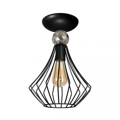 Lampa sufitowa JEWEL BLACK 1xE27