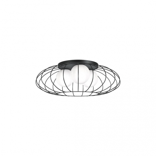 Lampa Sufitowa KRONOS BLACK 3xE14