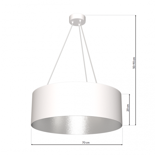 Lampa Wisząca ROBIN 3xE27