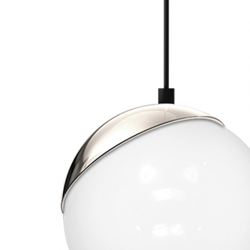 Lampa wisząca SFERA BLACK/CHROME 1xE14