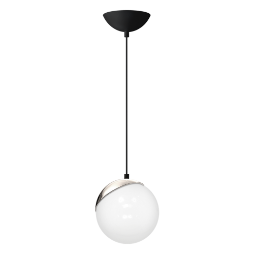 Lampa wisząca SFERA BLACK/CHROME 1xE14