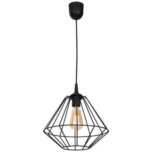 Lampa wisząca COLIN BLACK 1xE27