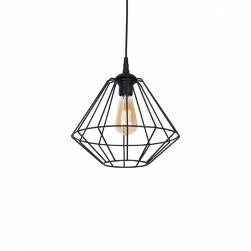 Lampa wisząca COLIN BLACK 1xE27