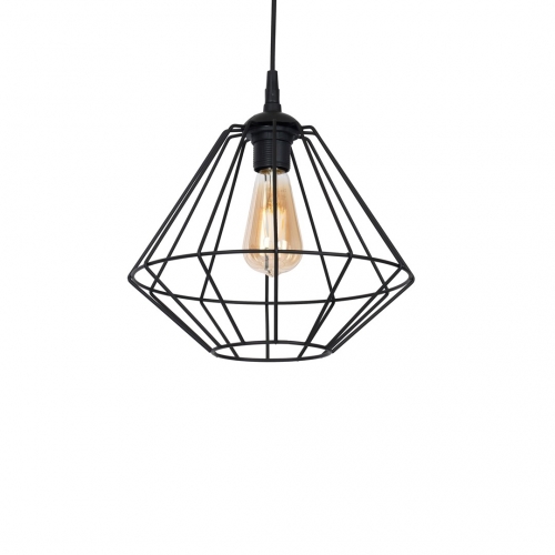 Lampa wisząca COLIN BLACK 1xE27