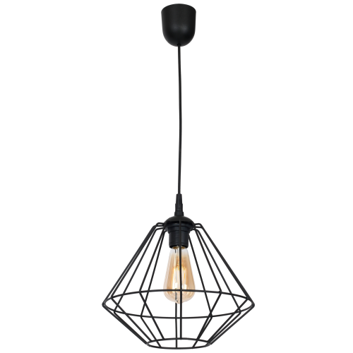 Lampa wisząca COLIN BLACK 1xE27