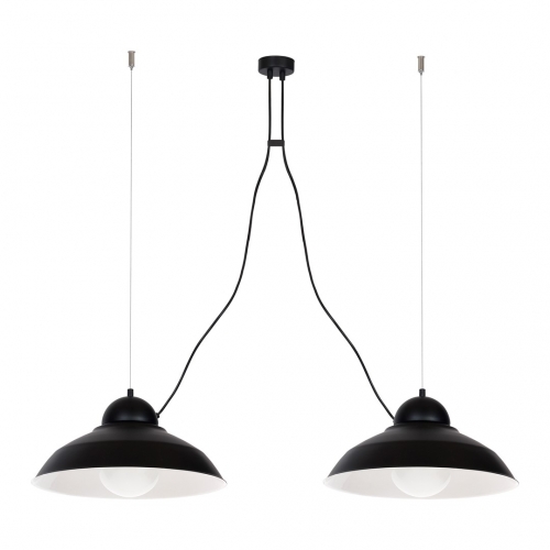 Lampa wisząca GUSTAV BLACK 2xE27