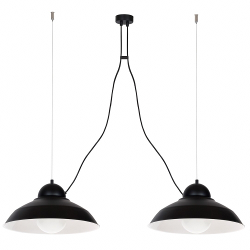 Lampa wisząca GUSTAV BLACK 2xE27