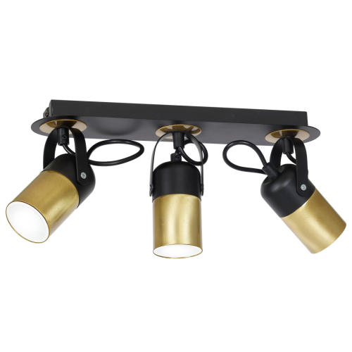 Lampa sufitowa WILSON BLACK 3xGU10