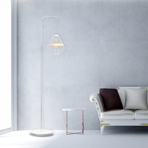 Lampa stojąca CLIFF WHITE 1xE27