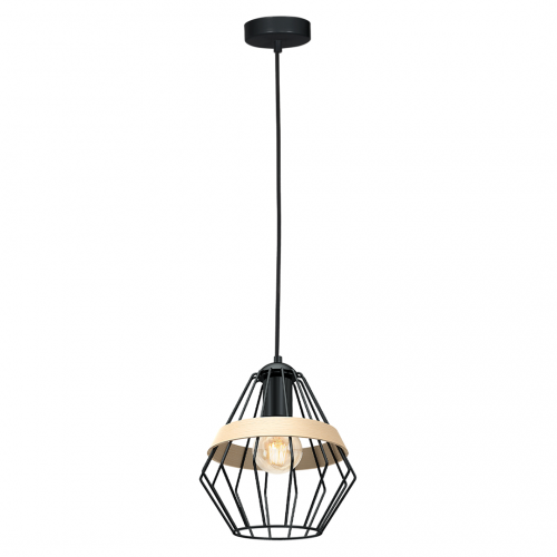 Lampa wisząca CLIFF BLACK 1xE27