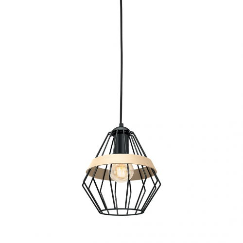 Lampa wisząca CLIFF BLACK 1xE27