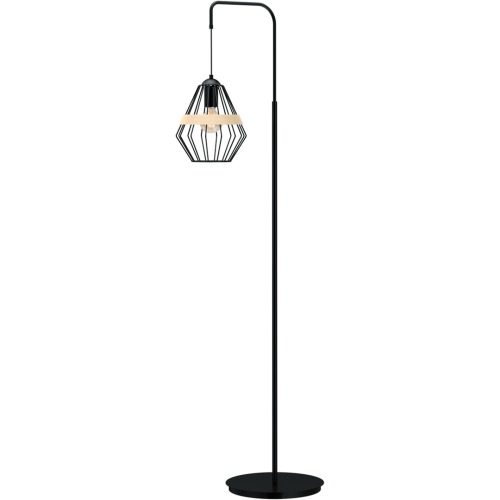 Lampa stojąca CLIFF BLACK 1xE27