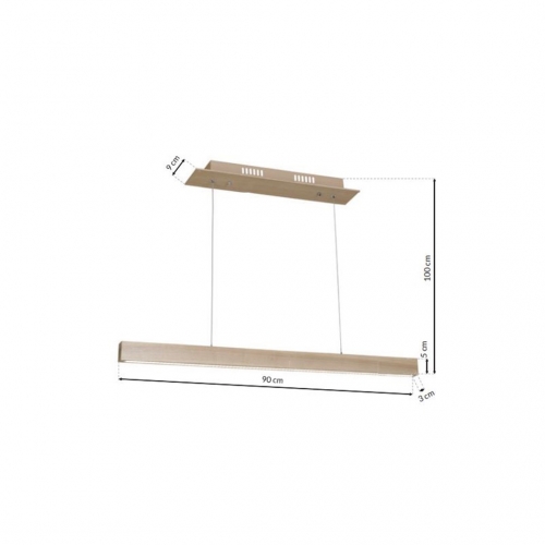 Lampa Wisząca TIMBER 18W LED