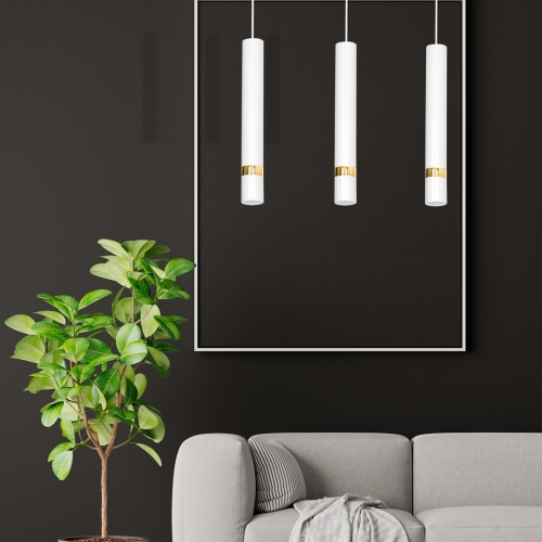 Lampa wisząca JOKER WHITE/GOLD 3xGU10