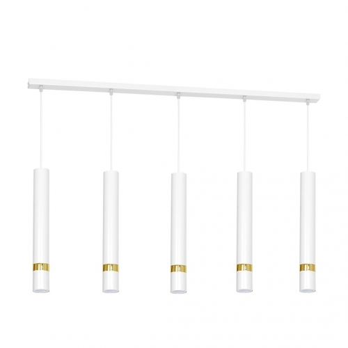 Lampa wisząca JOKER WHITE/GOLD 5xGU10