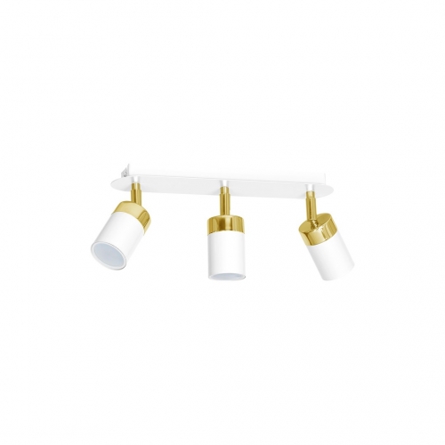 Lampa sufitowa JOKER WHITE/GOLD 3xGU10