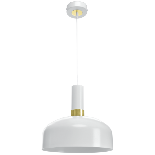 Lampa wisząca MALMO WHITE/GOLD 1xE27