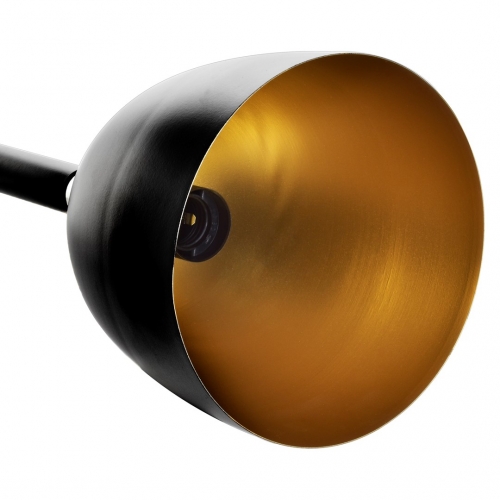 Lampa wisząca CLARK BLACK/GOLD 1xE27