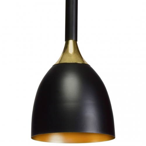 Lampa wisząca CLARK BLACK/GOLD 1xE27