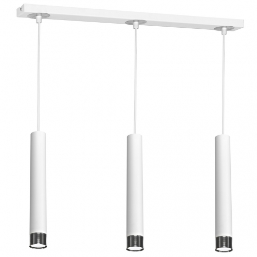 Lampa wisząca DANI WHITE/CHROME 3xGU10