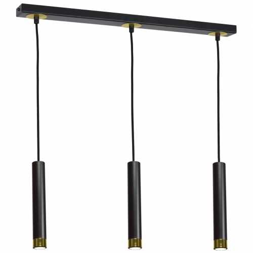 Lampa wisząca DANI BLACK/GOLD 3xGU10