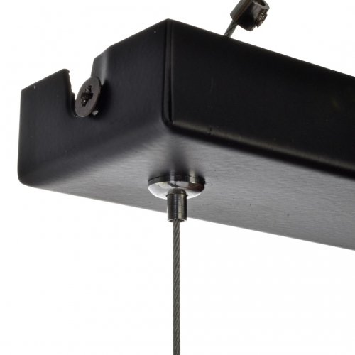 Lampa wisząca OZZY BLACK / WOOD 4xE27 60W