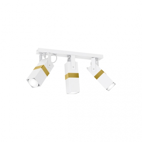 Lampa sufitowa VIDAR WHITE/GOLD 3xGU10