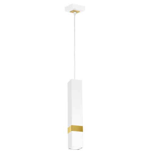 Lampa wisząca VIDAR WHITE/GOLD 1xGU10