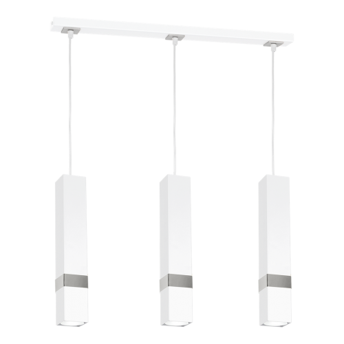 Lampa wisząca VIDAR WHITE/CHROME 3xGU10