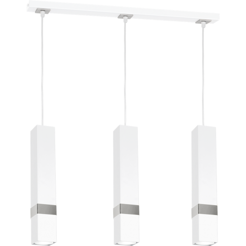 Lampa wisząca VIDAR WHITE/CHROME 3xGU10