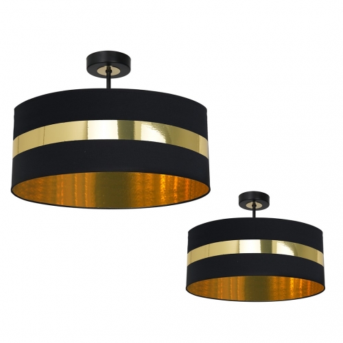 Lampa sufitowa PALMIRA BLACK / GOLD 1xE27