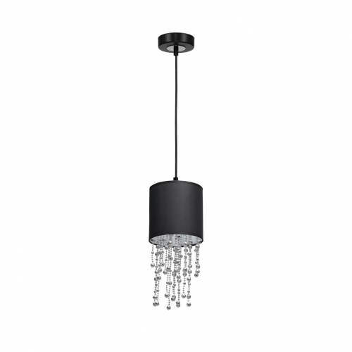 Lampa wisząca ALMERIA BLACK/CHROME 1xE27