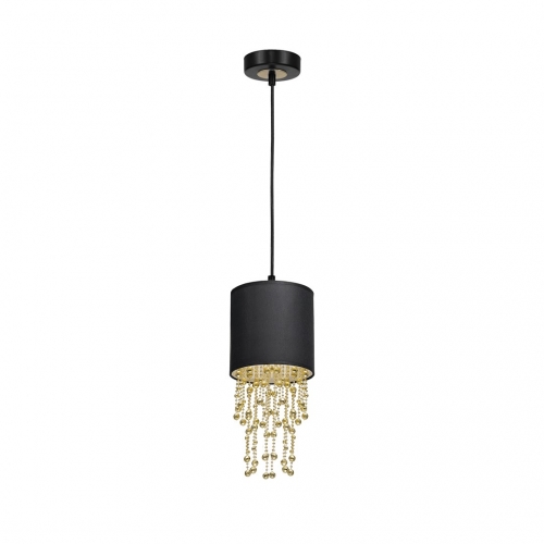 Lampa wisząca ALMERIA BLACK/GOLD 1xE27