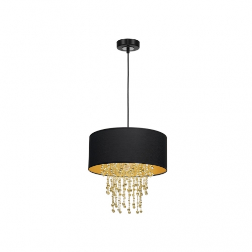 Lampa wisząca ALMERIA BLACK/GOLD 1xE27