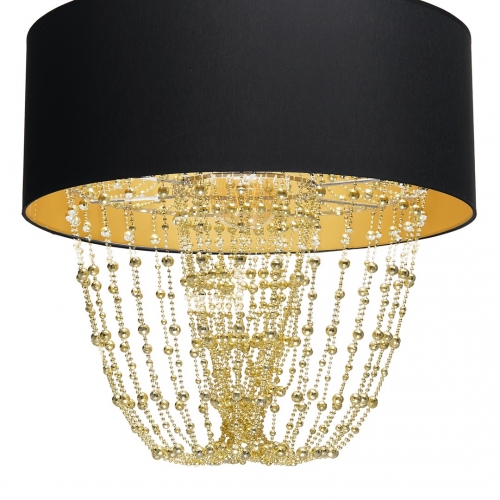 Lampa wisząca ALMERIA BLACK/GOLD 1xE27