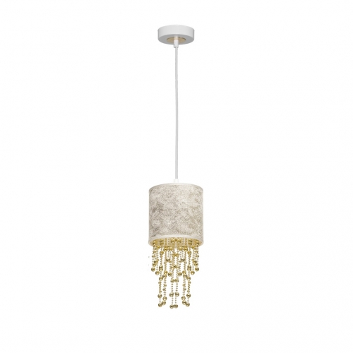 Lampa wisząca ALMERIA WHITE/GOLD 1xE27