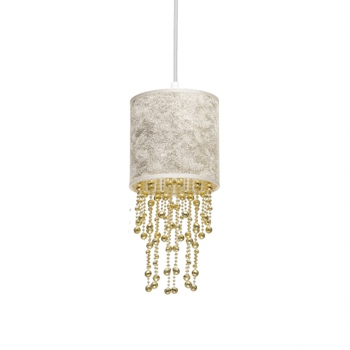 Lampa wisząca ALMERIA WHITE/GOLD 1xE27