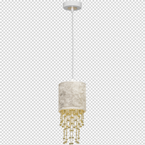 Lampa wisząca ALMERIA WHITE/GOLD 1xE27