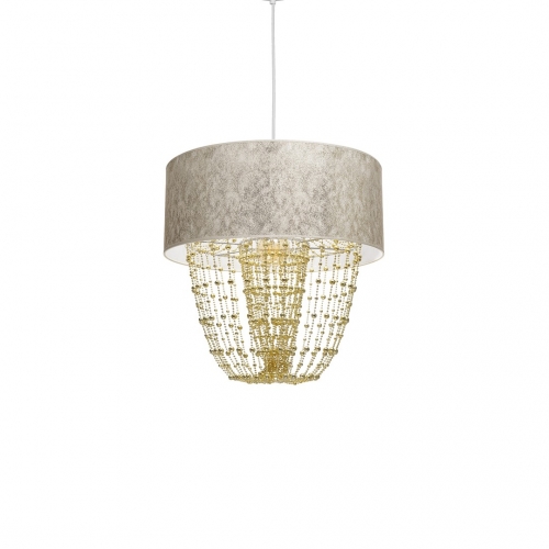 Lampa wisząca ALMERIA WHITE/GOLD 1xE27