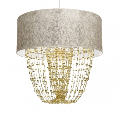 Lampa wisząca ALMERIA WHITE/GOLD 1xE27