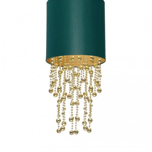 Lampa wisząca ALMERIA GREEN/GOLD 1xE27