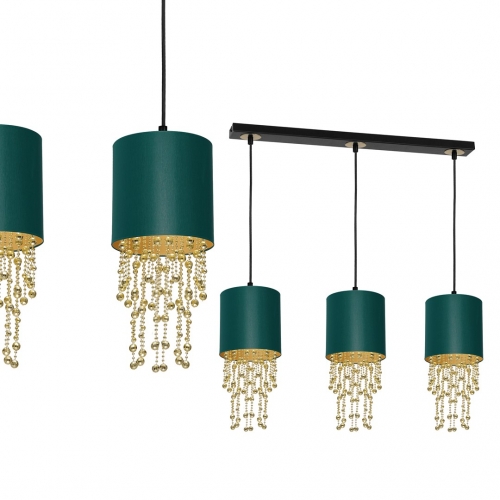 Lampa wisząca ALMERIA GREEN/GOLD 3xE27