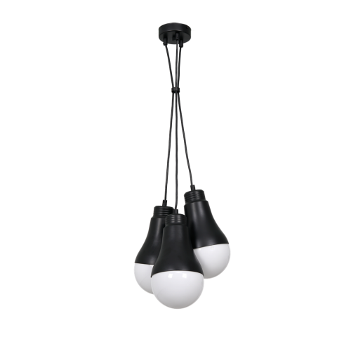 Lampa wisząca HELIOS BLACK 3xE14 40W