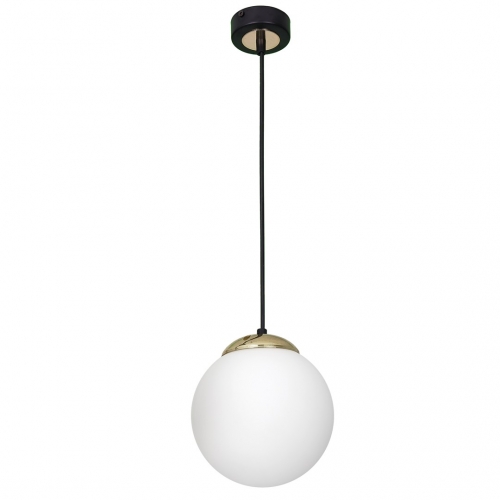 Lampa wisząca SPARTA BLACK / GOLD 1xE27