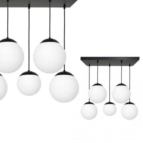 Lampa wisząca LIMA BLACK 5xE14