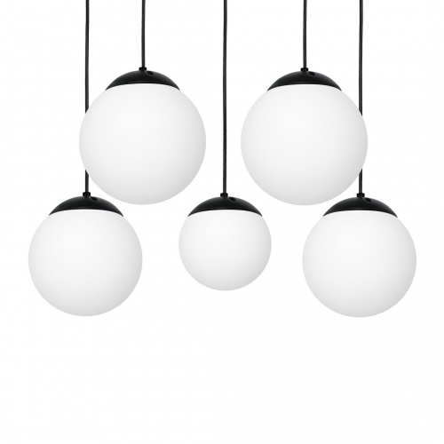 Lampa wisząca LIMA BLACK 5xE14