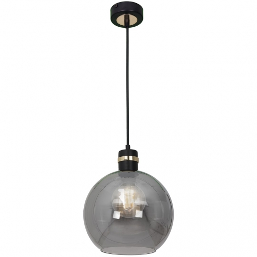 Lampa wisząca OMEGA BLACK/GOLD 1xE27