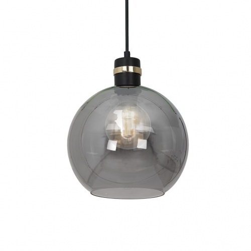 Lampa wisząca OMEGA BLACK/GOLD 1xE27