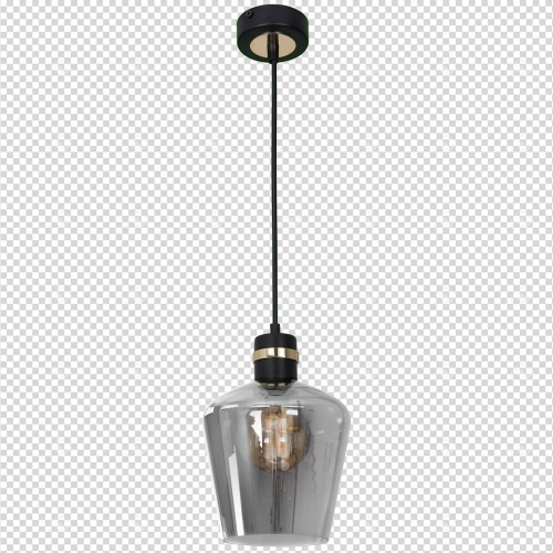 Lampa wisząca RICHMOND BLACK / GOLD 1xE27