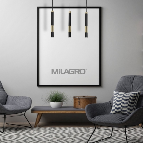 Lampa wisząca DALLAS GOLD 3x miniGU10